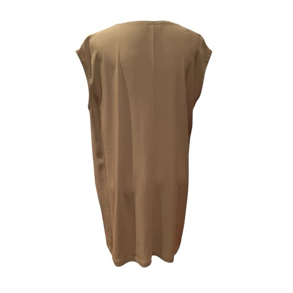 EILEEN FISHER 100% Silk V-Neck Tunic with Pockets in sage green SZ Small - Picture 5 of 8